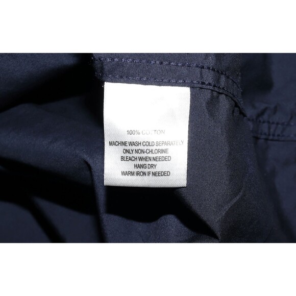 UNTUCKit Men's Long Sleeve Button Front Blue Shirt Size Large - Picture 8 of 8